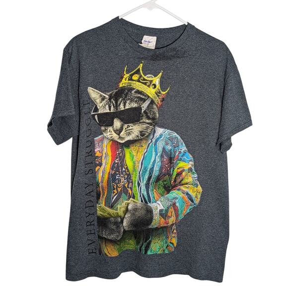 Everyday Struggle Notorious Cat Biggie Graphic Tee Shirt Men's M - Picture 1 of 6